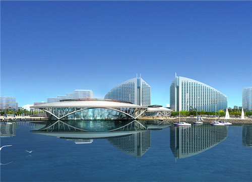 上海某健康城景觀概念方案效果圖設計