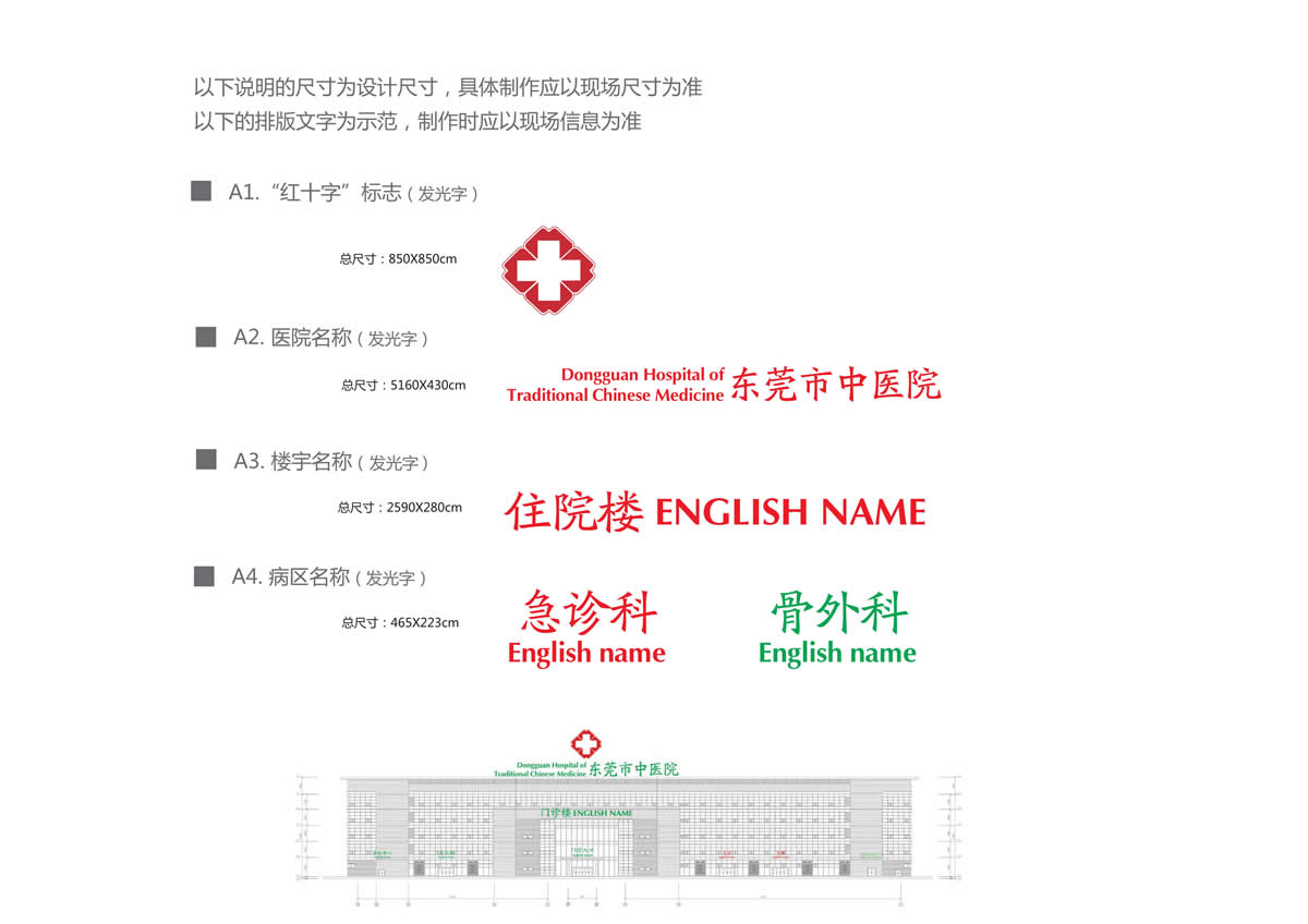 東莞中醫(yī)院整體導(dǎo)視系統(tǒng)設(shè)計(jì)